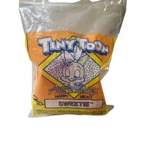 Vintage 1991 Tiny Toon Adventures Happy Meal Toy Sweetie Sealed Collectible New